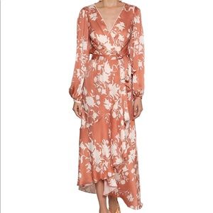 Johanna Ortiz Silk Wrap floral dress size 6